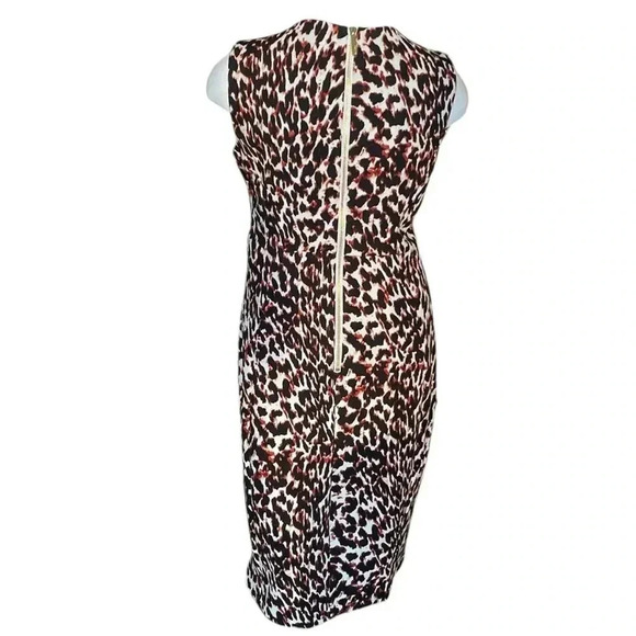 Calvin Klein leopard print dress sz 10 - Picture 2 of 8